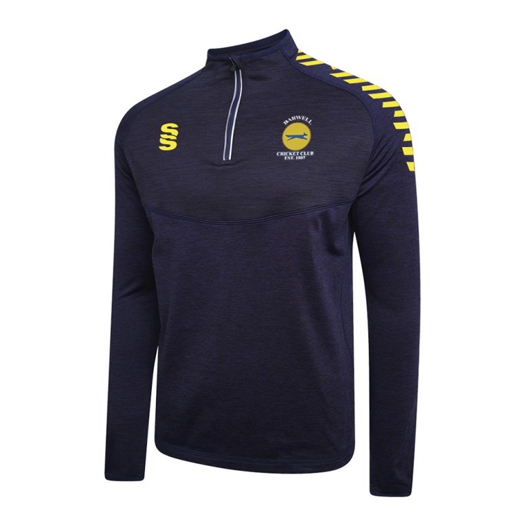 BARWELL CC 1/4 Zip Dual Performance Top : Navy