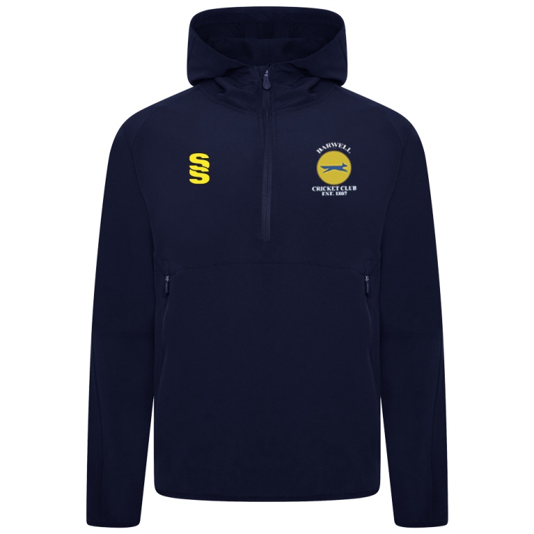 BARWELL CC Dual Elite 1/4 Zip Hoody / Rain Jacket : Navy