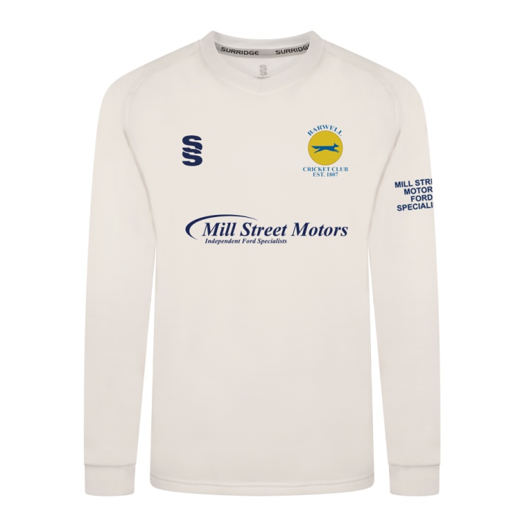 Barwell CC BLAST LONG SLEEVE SWEATER - Ivory